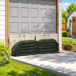 Dark Green Sandbags for Outdoor Use - 10 Pack