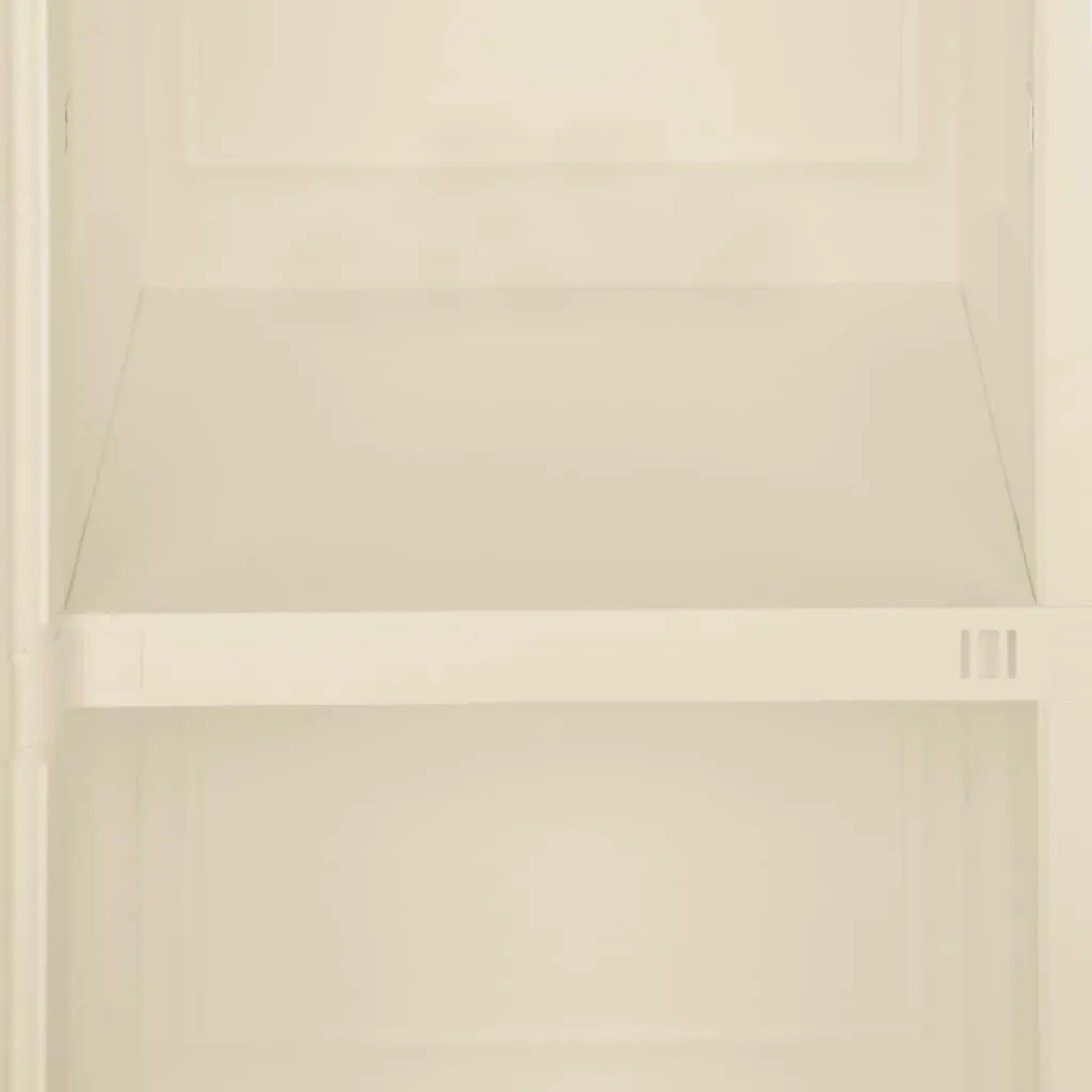 Storage Cabinet 40x43x85.5 cm Plastic White Home Organiser
