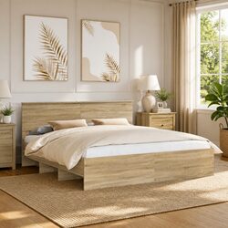 Enhance Your Bedroom with a 180 x 200 cm Bed Frame and Headboard