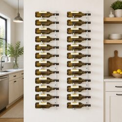 Modern Wall Mounted Wine Rack for Stylish Home Organization