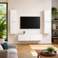 Enhance Your Space with a 6-Piece Modern TV Cabinet