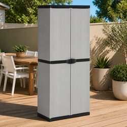 Enhance Your Space with a 3-Shelf Garden Storage Cabinet