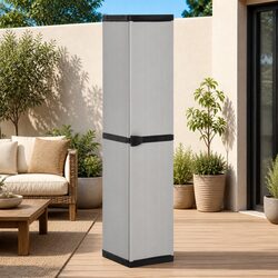 Enhance Your Outdoor Space with a 3-Shelf Storage Cabinet