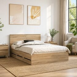 Elevate Your Bedroom with a Storage Bed Frame in Sonoma Oak