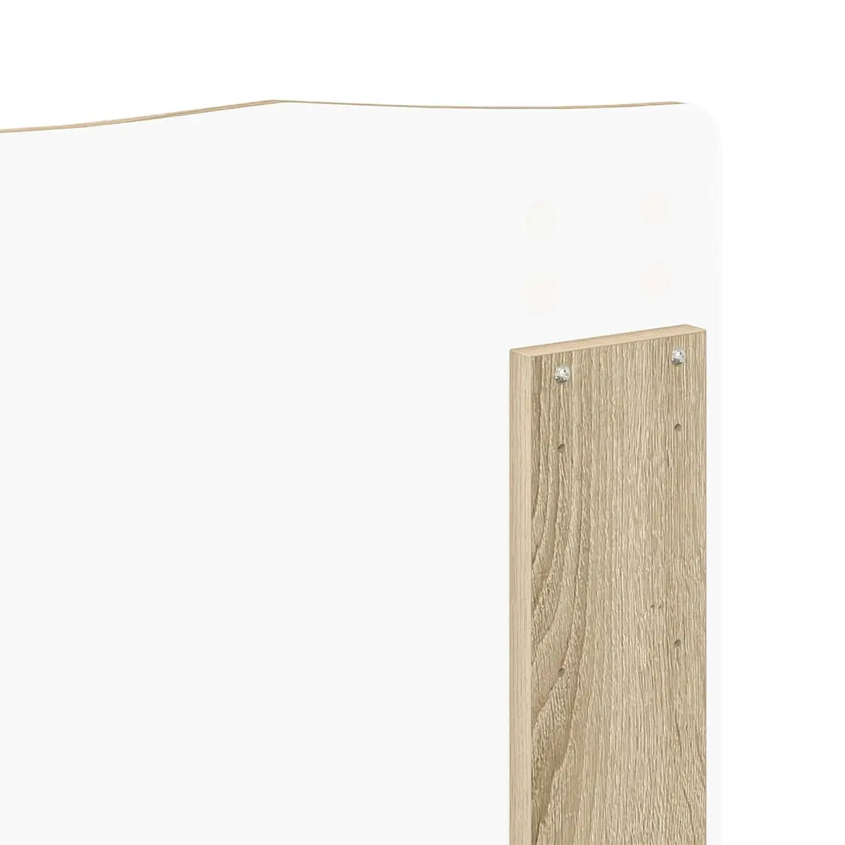 Bed Frame with Storage Drawer Sonoma Oak 135 x 190 cm Engineered Wood Modern
