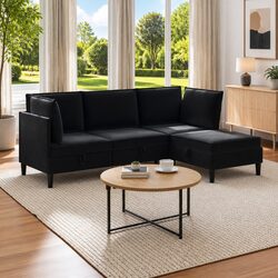 Elevate Your Living Space with This 4-Piece Sofa Set