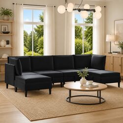 Enhance Your Living Space with This 6-Piece Furniture Set