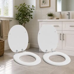 Upgrade Your Bathroom with Soft-Close Toilet Seats in White