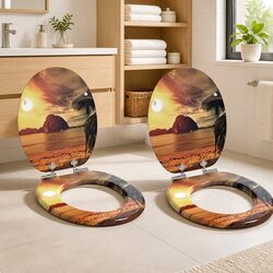Transform Your Bathroom with an Orange Soft-Close Toilet Seat