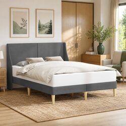 Elevate Your Bedroom with a Dark Grey Bed Frame