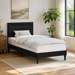 Enhance Your Space with a Black Bed Frame 90 x 190 cm