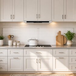 Sleek Kitchen Backsplash Made from Tempered Glass 100 x 50 cm