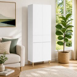 Enhance Your Living Space with 2-Piece Cabinet Set