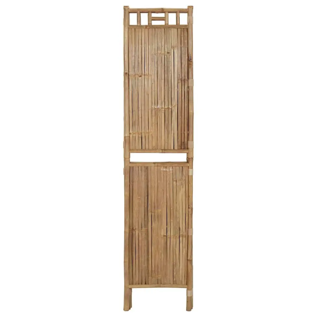 3-Panel Room Divider 120x180 cm Bamboo Foldable Screen Indoor Outdoor Privacy