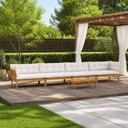 Enhance Your Outdoor Area with 5 Piece Sofa Set