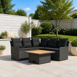 Transform Your Space with a 4-Piece Rattan Furniture Set