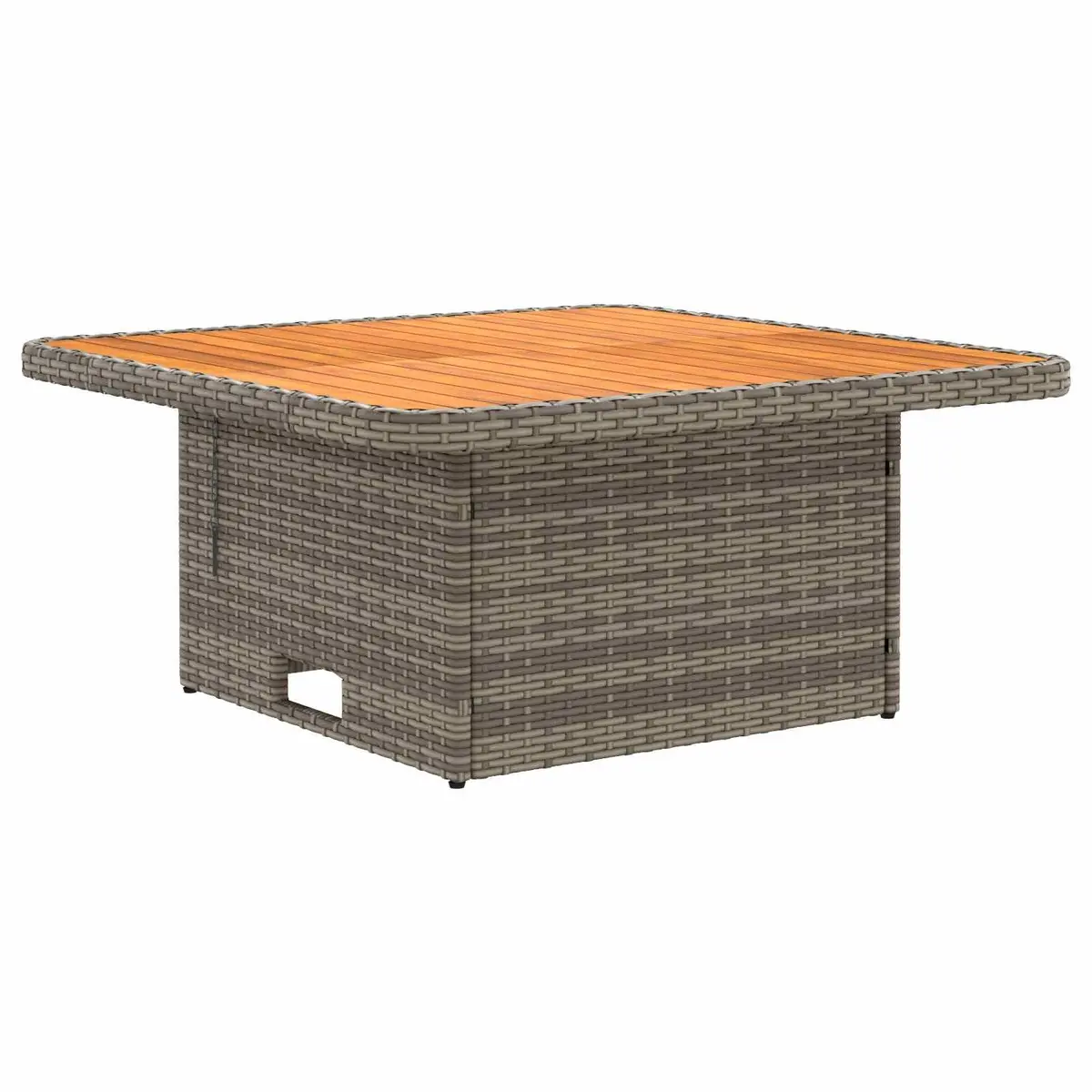 5 Piece Grey Rattan Furniture Set with Cushions Indoor Outdoor Lounge Sofa