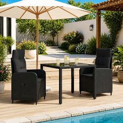 Elevate Your Outdoor Space with This 3 Piece Dining Set