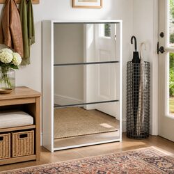 Shoe Cabinet with Integrated Mirror – Enhance Your Space