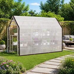 Transparent PE Plant Cover Tarpaulin 3 x 3 m Garden Outdoor Protective Tarp