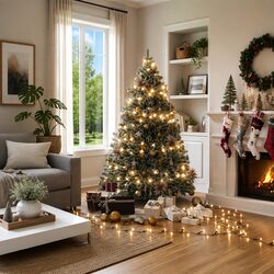 LED String Lights 400 LEDs 13m Warm White Christmas Holiday Decorations 8