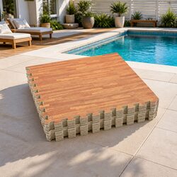 Enhance Your Poolside with 12-Piece EVA Foam Mat