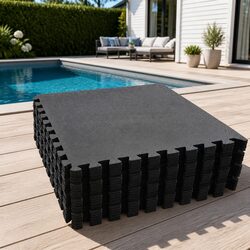 Elevate Your Poolside with 24 Modular EVA Foam Tiles
