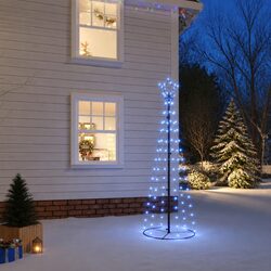 Enhance Your Space with a 180cm Blue Christmas Cone Tree