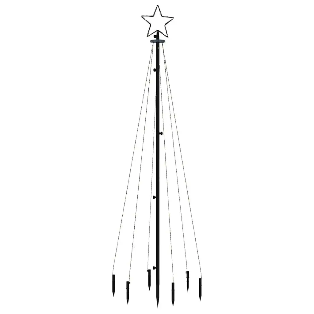 Christmas Tree 180cm 108 Multicolour LEDs 8 Lighting Effects