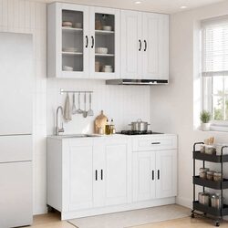 Transform Your Kitchen Space with 4-Piece Cabinet
