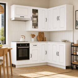 Enhance Your Kitchen with this 8-Piece Storage Cabinet