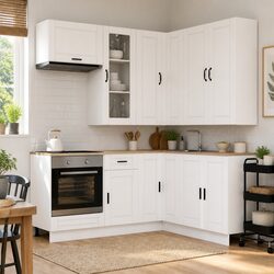 Elevate Your Kitchen with the PORTO 8-Piece Unit in White