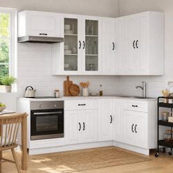 Elevate Your Kitchen with 8-Piece Engineered Wood Unit