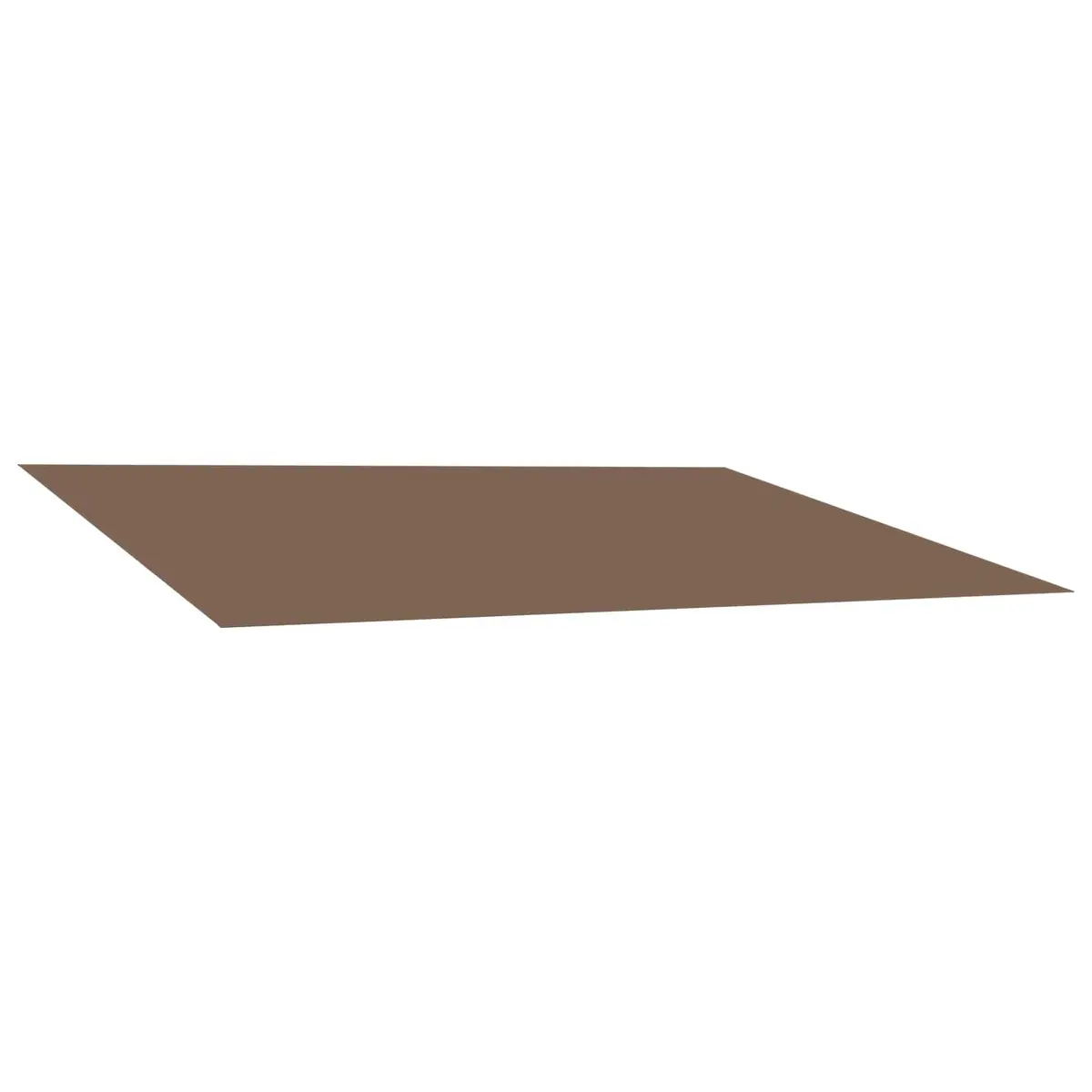 Awning Replacement Fabric 400 x 350 cm Beige UV-Resistant Weather Protection