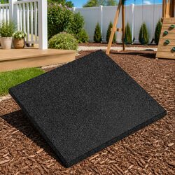Transform Your Outdoor Space with Black Fall Protection Tiles