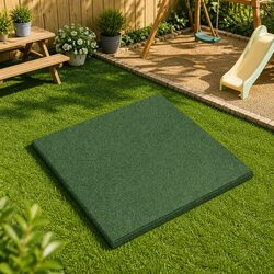 Transform Your Outdoor Space with Green Fall Protection Tiles