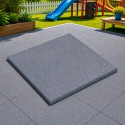 Enhance Your Outdoor Space with Fall Protection Tiles 18 pcs Grey
