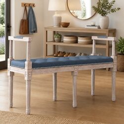 Enhance Your Living Space with a Velvet Tufted Bench