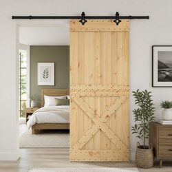 Stylish Sliding Door Divider 95 x 210 cm for Modern Spaces