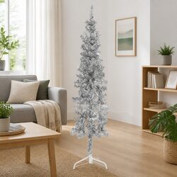 Transform Your Space with a Slim Half Christmas Tree 180 cm