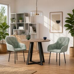 Grey Velvet Dining Chairs Pair for Stylish Living Spaces