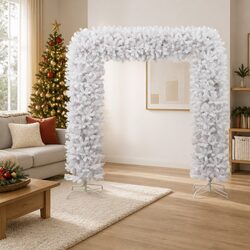 Elevate Your Space with a 240cm White Christmas Tree Arch