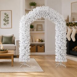 Enhance Your Space with a 270 cm White Christmas Tree Arch
