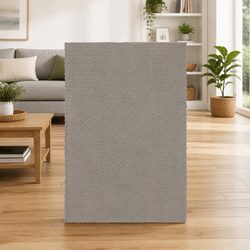 Cotton Rope Rug Rectangular Grey 180x250 cm Floor Mat Living Room Bedroom Decor