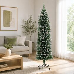 Enhance Your Holiday Atmosphere with a 180cm Slim Tree