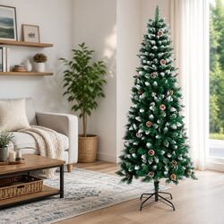 Transform Your Space with a 210cm Green Christmas Tree