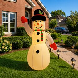 Brighten Your Holidays with an Inflatable LED Snowman