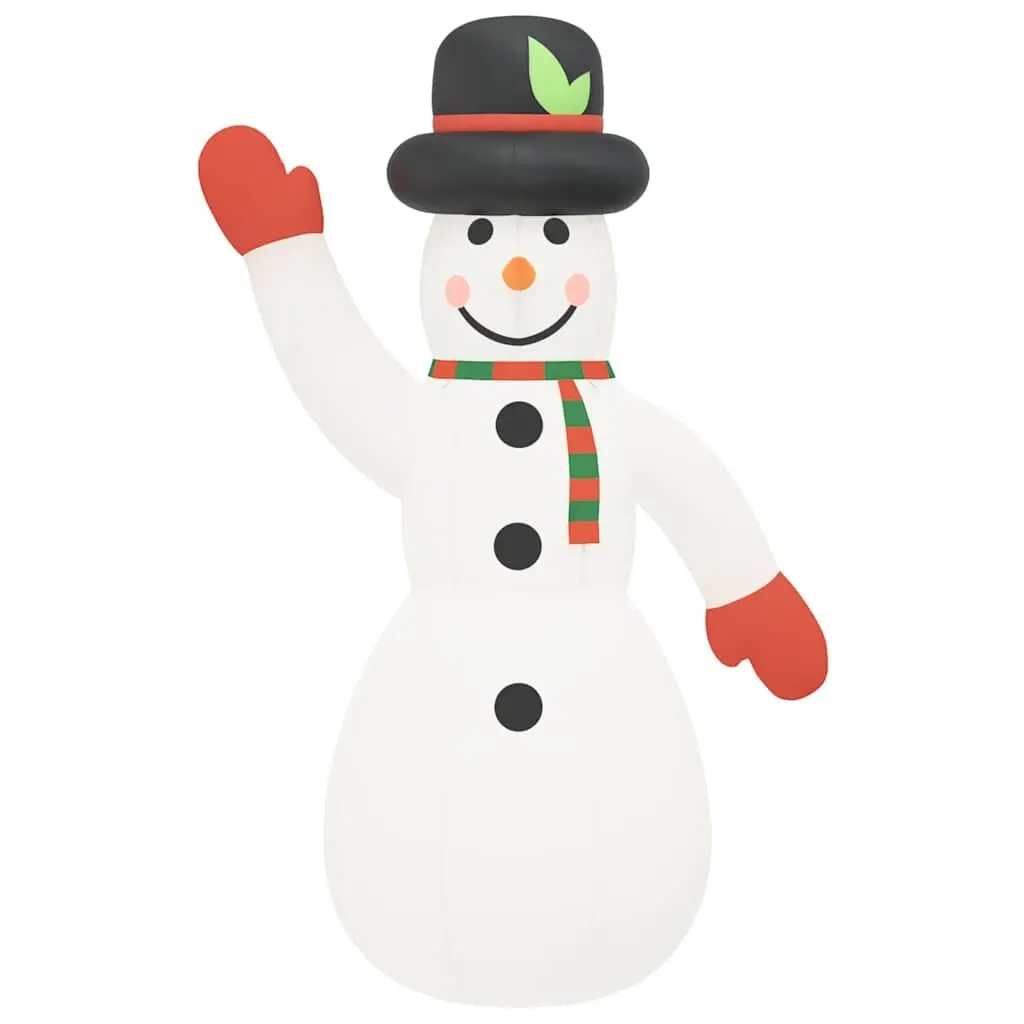 Christmas Inflatable Snowman with LED Lights Outdoor Yard Holiday Decoration