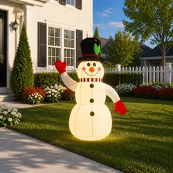 Elevate Your Holiday Decor with This Inflatable Snowman