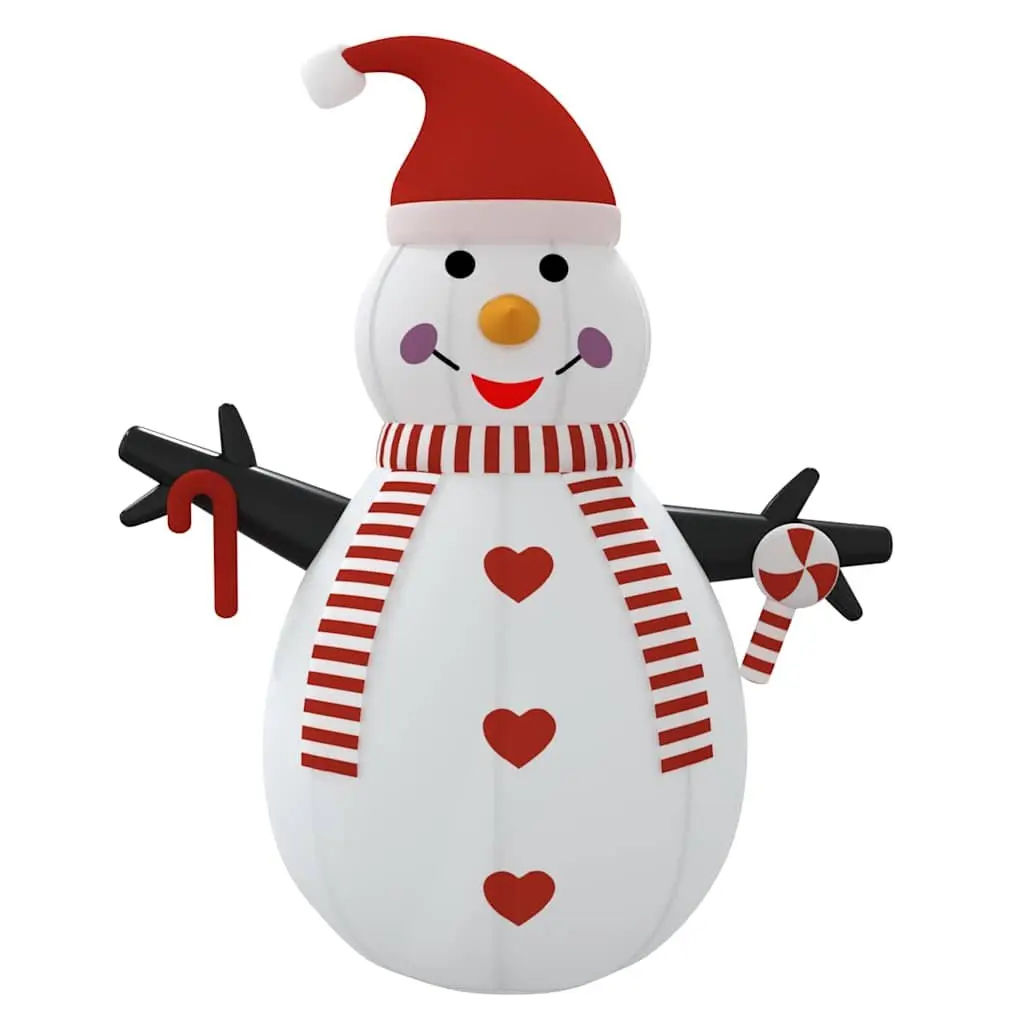 Inflatable Snowman Decoration 360cm Outdoor Holiday with LED Lights